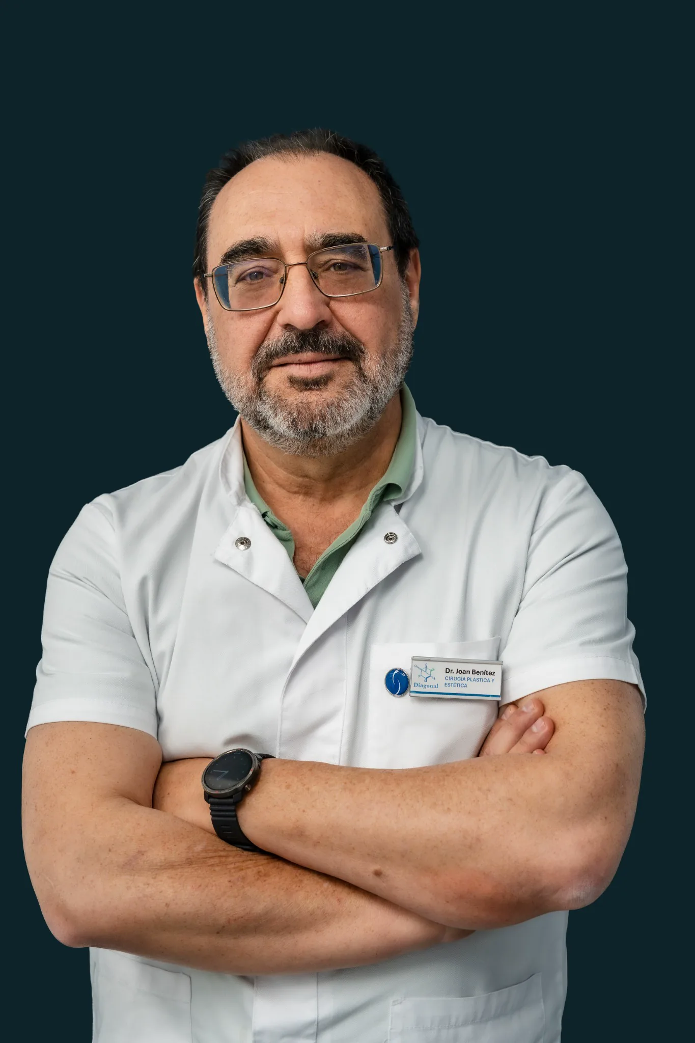 Retrato del médico responsable